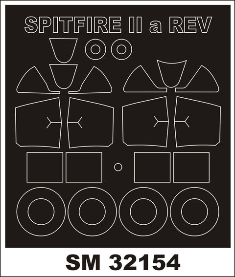 モンテックス SM32154 1/32 スピットファイア II(レベル用) ミニマスク