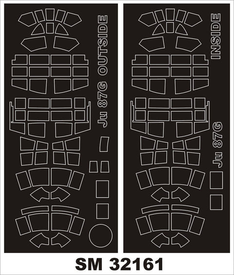 モンテックス SM32161 1/32 Ju 87G(トランぺッター用) ミニマスク