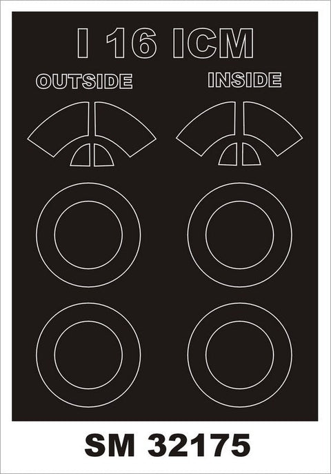モンテックス SM32175 1/32 I-16 (ICM用) ミニマスク