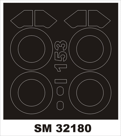 モンテックス SM32180 1/32 I-153 チャイカ(ICM用) ミニマスク