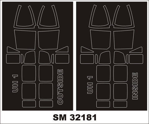 モンテックス SM32181 1/32 UH-1D ヒューイ(ドラゴン用) ミニマスク