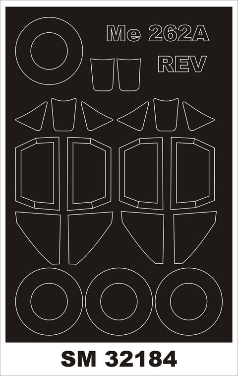 モンテックス SM32184 1/32 Me 262A(レベル用) ミニマスク