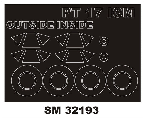 モンテックス SM32193 1/32 PT-17/N2S-3(ICM用) ミニマスク