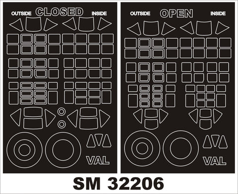 モンテックス SM32206 1/32 D3A1 VAL(インフィニティ用) ミニマスク