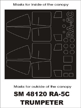 モンテックス SM48120 1/48 RA 5 ヴィジランティ(トランぺッター用) ミニマスク