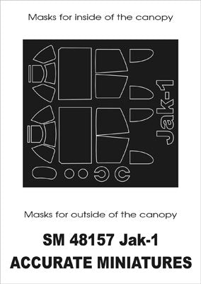 モンテックス SM48157 1/48 ヤコブレフ Yak-1(アキュレイトミニチュア用) ミニマスク
