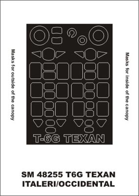 モンテックス SM48255 1/48 T-6 テキサン (イタレリ用) ミニマスク