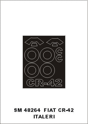 モンテックス SM48264 1/48 フィアット CR-42 (イタレリ用) ミニマスク