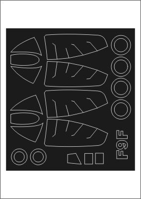 モンテックス SM48268 1/48 F9F パンサー(トランぺッター用) ミニマスク