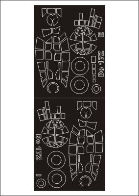 モンテックス SM48271 1/48 ドルニエ Do-17Z(クラシックエアフレーム用) ミニマスク