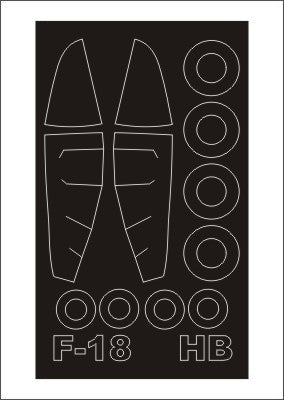 モンテックス SM48273 1/48 F-18A/C(ホビーボス用) ミニマスク