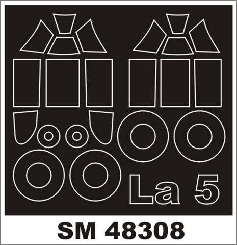 モンテックス SM48308 1/48 La-5(ズベズダ用) ミニマスク