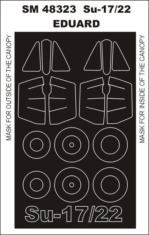 モンテックス SM48323 1/48 Su-17/22 (エデュアルド用) ミニマスク