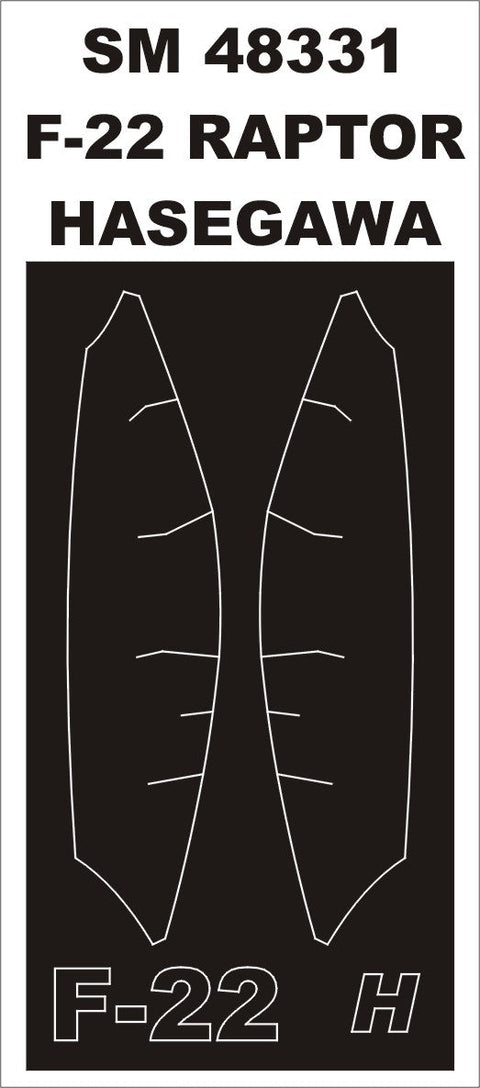 モンテックス SM48331 1/48 F-22 ラプター (ハセガワ用) ミニマスク