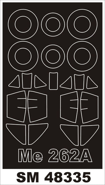 モンテックス SM48335 1/48 Me-262A (ホビーボス用) ミニマスク