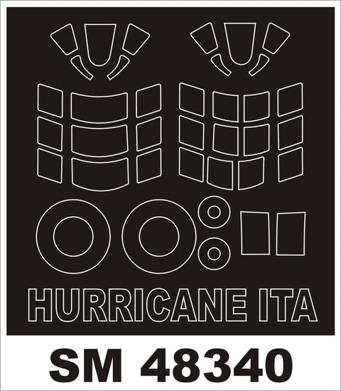 モンテックス SM48340 1/48 ホーカー ハリケーン Mk I(イタレリ用) ミニマスク