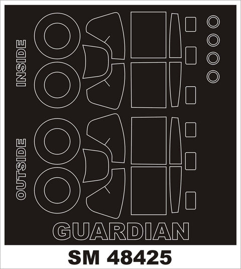 モンテックス SM48425 1/48 AF-2 ガーディアン(スペシャルホビー用) ミニマスク