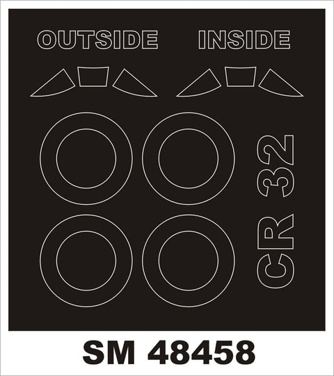 モンテックス SM48458 1/48 フィアット CR32(スペシャルホビー用) ミニマスク