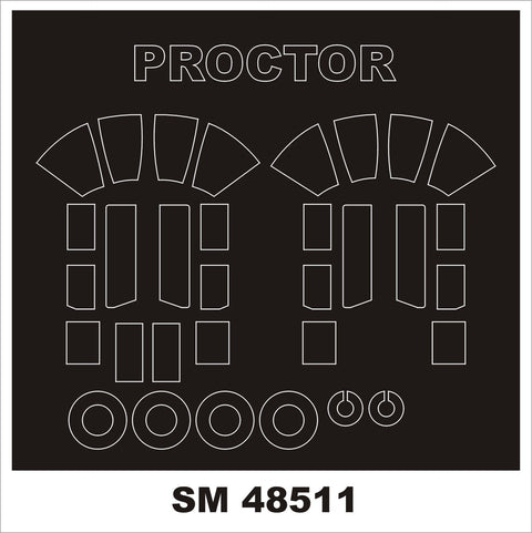モンテックス SM48511 1/48 パーシヴァル プロクター(ドラウイングス用) ミニマスク
