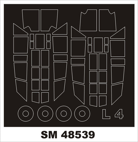 モンテックス SM48539 1/48 L-4 グラスホッパー(スペシャルホビー用) ミニマスク