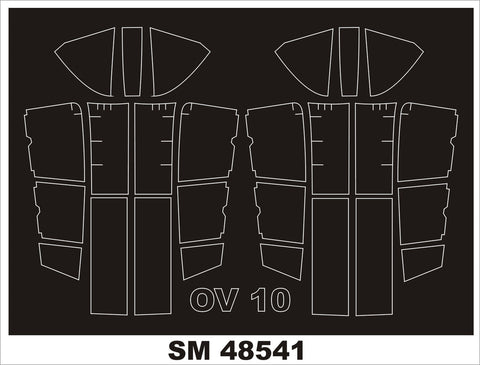 モンテックス SM48541 1/48 OV-10 ブロンコ(ICM用) ミニマスク