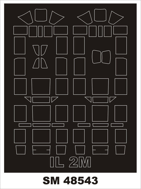 モンテックス SM48543 1/48 IL-2M(ズベズダ用) ミニマスク