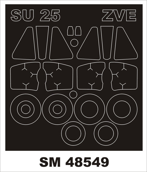 モンテックス SM48549 1/48 SU-25(ズベズダ用) ミニマスク