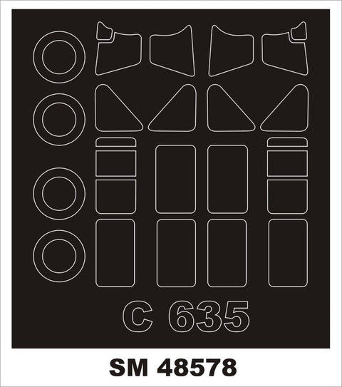 モンテックス SM48578 1/48 コードロン C 635(ドラウイングス用) ミニマスク