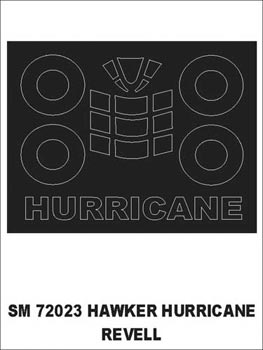 モンテックス SM72023 1/72 ホーカー ハリケーン(レベル用) ミニマスク
