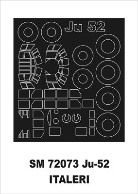 モンテックス SM72073 1/72 ユンカース Ju-52(イタレリ用) ミニマスク