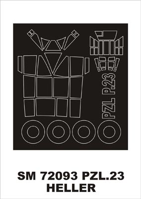 モンテックス SM72093 1/72 PZL P-23 カラシュ(エレール用) ミニマスク