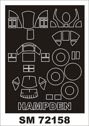 モンテックス SM72158 1/72 HP ハンプデン(バロム用) ミニマスク