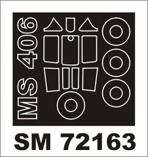 モンテックス SM72163 1/72 MS-406(ハセガワ用) ミニマスク
