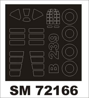 モンテックス SM72166 1/72 ブリュースター バッファロー(ハセガワ用) ミニマスク