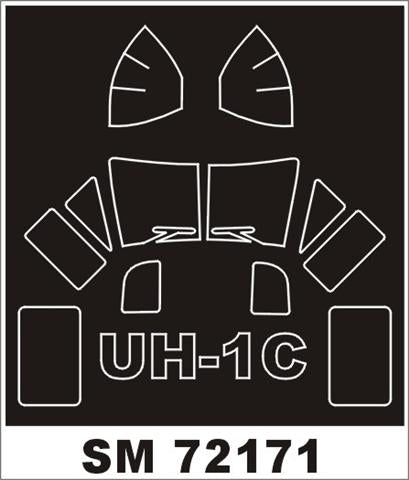 モンテックス SM72171 1/72 UH-1C(ホビーボス用) ミニマスク