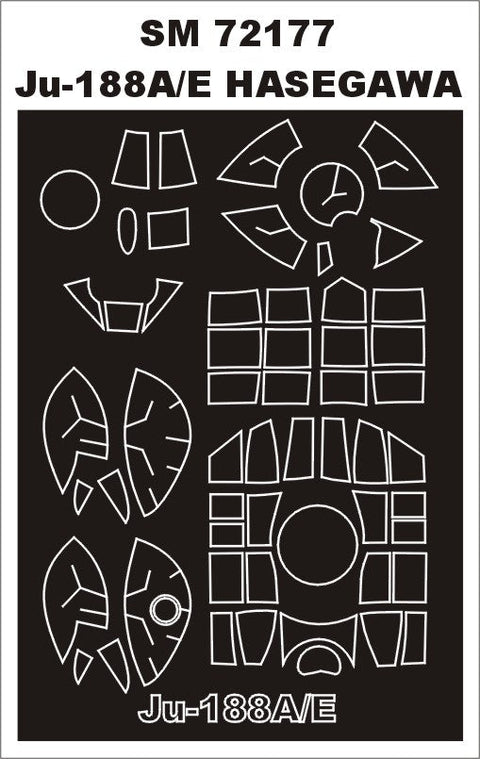 モンテックス SM72177 1/72 Ju-188A/E (ハセガワ用) ミニマスク
