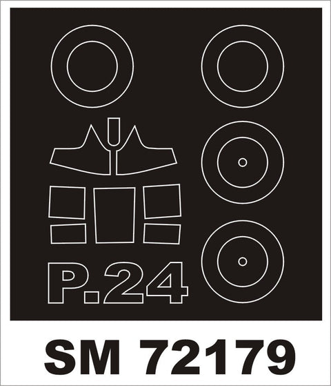 モンテックス SM72179 1/72 PZL P-24(アズール用) ミニマスク