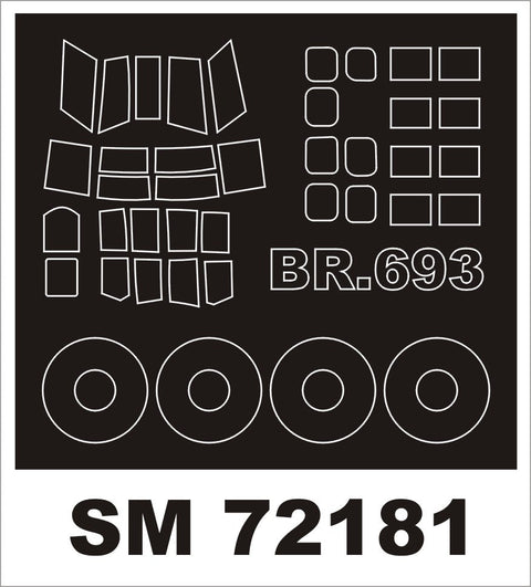 モンテックス SM72181 1/72 ブレゲー Br 693(アズール用) ミニマスク