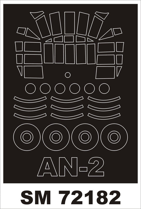 モンテックス SM72182 1/72 An-2(レベル用) ミニマスク