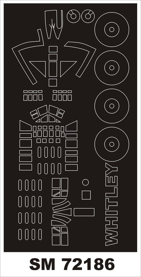 モンテックス SM72186 1/72 AW ホイットレイ(フライ用) ミニマスク