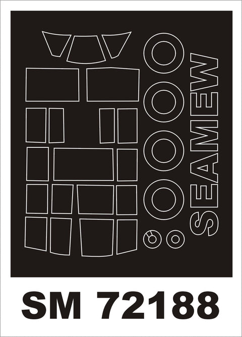 モンテックス SM72188 1/72 カーチス COS 3 シーミュー(ソード用) ミニマスク