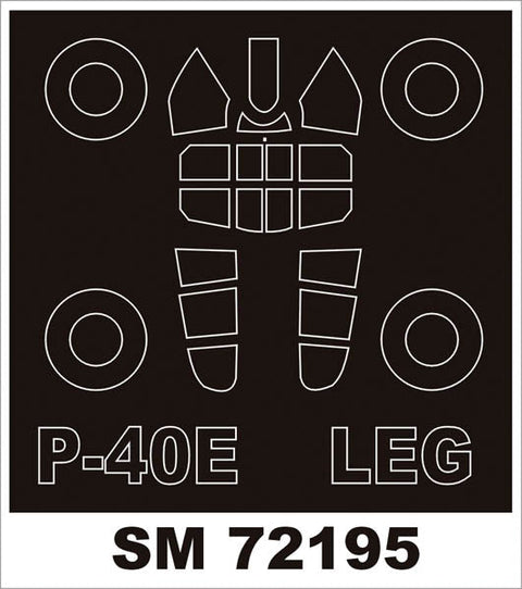 モンテックス  SM72195 1/72 P-40E (レガト用) ミニマスク