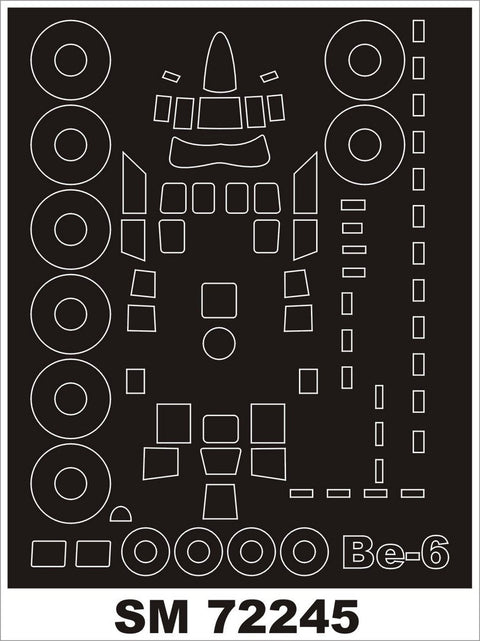 モンテックス SM72245 1/72 Be-6 マッジ (トランぺッター用) ミニマスク