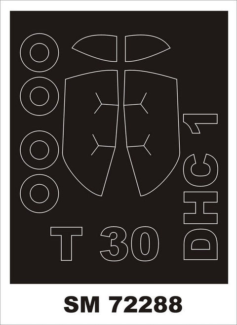 モンテックス SM72288 1/72 DHC-1 T-30(AZモデル用) ミニマスク