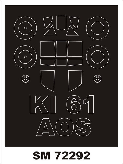 モンテックス SM72293 1/72 キ61 飛燕(アオシマ) ミニマスク