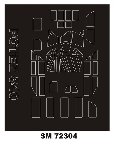 モンテックス SM72304 1/72 ポテ 540 (TRANSPORT)(AZモデル用) ミニマスク