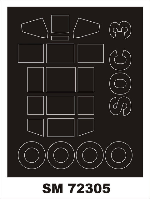 モンテックス SM72305 1/72 SOC-3 シーガル(ハセガワ用) ミニマスク