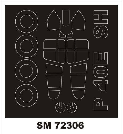 モンテックス SM72306 1/72 P-40E (スペシャルホビー用) ミニマスク
