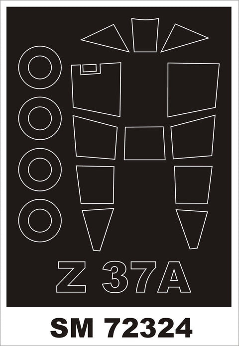 モンテックス SM72324 1/72 Z-37A チメラック(KPモデル用) ミニマスク