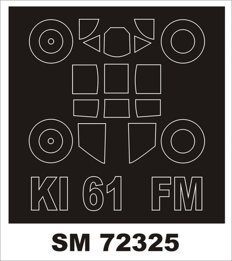 モンテックス SM72325 1/72 キ61-I HEI 飛燕(ファインモールド用) ミニマスク